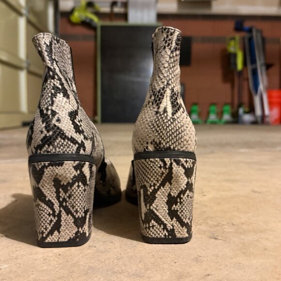 Seychelles Snake Leather Boots ~ 8.5 (NEW) - Picture 4 of 9